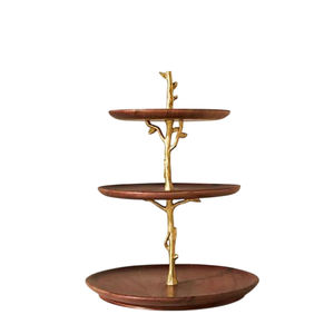 Fabulous Design Wooden Cake Stand and <b>Sweets</b> Holder Low Price Wedding <b>Parties</b> Anniversary Event Cake Server Platters - Product Image 3
