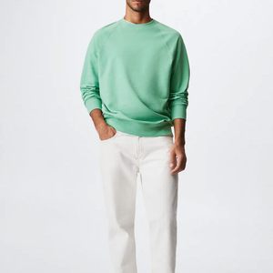 Sweat-shirt pour homme à col rond à manches longues uni personnalisé de haute qualité Vêtement d'hiver - Product Image 6