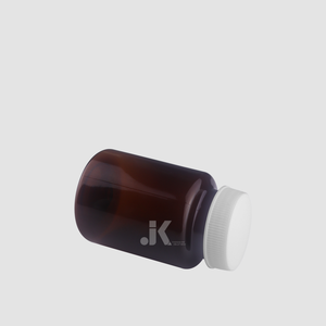Soluciones de Empaque JK desde Ho Chi Minh City, Mejor Precio de Envío, Botella PET Marrón de Lujo de 120 ml para Empaque de Píldoras, Vitaminas y Polvos M0273 - Product Image 2