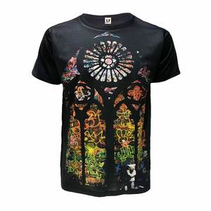 Venta al por mayor Sublimación Camisa Color Blanks Bleach Camisetas - Product Image 5