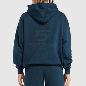 Sudadera con Capucha Extra Grande para Mujer, Diseño Nuevo, Color Sólido, 100% Algodón, Ropa Urbana, Resistente al Viento, Alta Calidad, Elegante, Venta al Por Mayor - Product Image 5