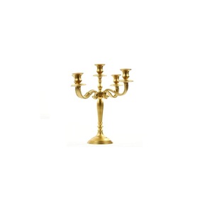 Métal Unique Looking Or Décoré Cristal Perlé Gobelet Bougeoir Fête De Mariage À Manger Centres De Table Décorations - Product Image 5