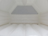 Château de mariage gonflable de rebond blanc de haute qualité à vendre