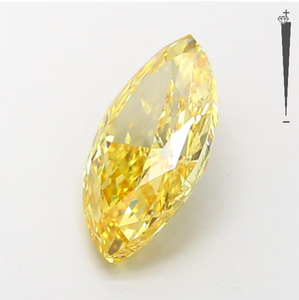 อัญมณี Aniva IGI สำหรับ GIA ได้รับการรับรอง1.58ct เครื่องประดับเพชรสวยงามสีเหลืองสำหรับปลูกในห้องแล็บทำเพชรทรงหลวม - Product Image 2