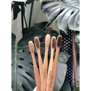BROSSE À DENTS EN BAMBOU VIETNAM BROSSE À DENTS EN BAMBOU À POILS DOUX BROSSE À DENTS EN BAMBOU ECO FRIENDLY TOP PRODUIT 2024 DU LOTUS BLEU - Product Image 3