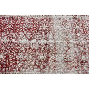 Tapis de 4,2 x 7,3 pieds, tapis vintage, tapis oriental turc en laine rouge - Product Image 5