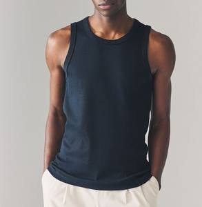 2025 haute qualité hommes entraînement Gym débardeur-décontracté à la mode Logo personnalisé grande taille respirant conception en gros Fitness - Product Image 6