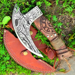 Cortador de pizza de acero inoxidable hecho a mano SCL con grabado, cortador de pizza Vikingo, el mejor cortador de pizza 2024, cortador de pizza de nuevo diseño 2024 - Product Image 1