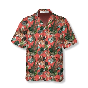 เสื้อฮาวายสำหรับผู้ชายสำหรับปาร์ตี้วันหยุดเสื้อเชิ๊ตแขนสั้นระบายได้ดีแบบลำลองติดกระดุมพิมพ์ลายเสื้อผ้าใส่ในฤดูร้อน - Product Image 2