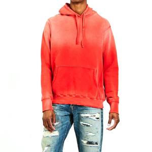 Sweat à capuche avec fermeture éclair de haute qualité personnalisé pour hommes coupe ample Style Streetwear lavage à l'acide conception fanée au soleil ODM OEM Hoodies - Product Image 1