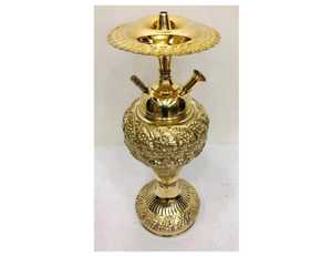 Wholesale High Quality New Design Premium Egyptian Luxury Brass Hookah Table <b>Tops</b> Small Portable Handmade Lacquer Finish Hookahs - Product Image 3