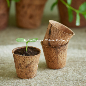 Fabricante de macetas ecológicas de fibra de coco/macetas de fibra de coco de alta calidad por Eco2go Vietnam - Product Image 6
