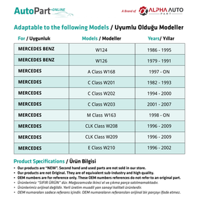 บูชไกด์ล็อกประตู4ชิ้นสำหรับ W460คลาส G W461 W463 - Product Image 3