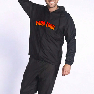 Haute Qualité Noir Coupe-Vent Survêtements Unisexe Jogger Ensembles Léger Imprimé 100% Coton Coupe-Vent Respirant Gym Sweat - Product Image 6