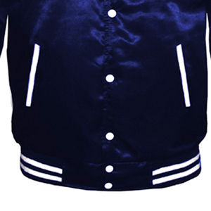 Vêtement d'extérieur léger pour tous les jours, veste élégante et moderne avec tissu en toile lisse, col montant, style streetwear - Product Image 6