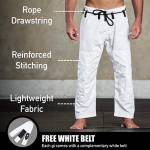Logotipo personalizado BJJ GI OEM al por mayor Jiu Jitsu brasileño Kimono artes marciales uniforme Grappling traje duradero ligero - Product Image 5