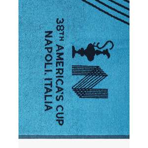 Asciugamano sportivo in cotone azzurro America's Cup 38 - Product Image 3