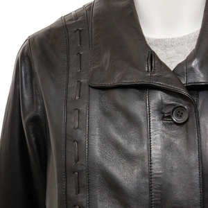 Chaqueta de Cuero para Mujer de Diseño Profesional en Venta, Chaqueta de Cuero de Manga Larga para Mujer de la Mejor Calidad para Uso Casual - Product Image 3