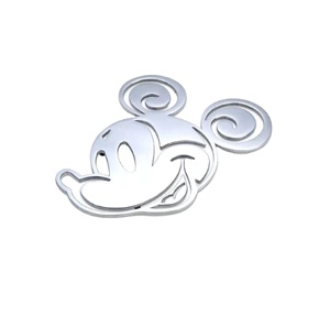 Dessous de plat en métal plaqué argent Mickey Mouse Design nouvelle cuisine en fonte d'aluminium vente chaude vaisselle tapis et tapis - Product Image 1