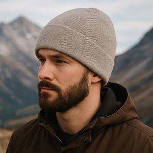 Wholesale Custom Logo Embroidery <b>Beanies</b> Hat Warm Cap Casual Blank Knitted Winter Hats <b>Beanies</b> With Multiple Colors Unisex - Product Image 1