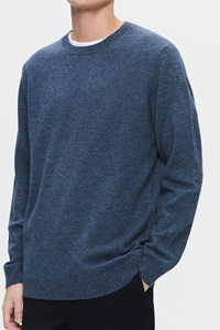 เสื้อสเวตเตอร์ขนาดใหญ่อินเทรนด์สำหรับผู้ชายผ้าคอตตอนเนื้อนุ่มแห้งเร็ว100% ปักโลโก้ได้ตามต้องการ - Product Image 5