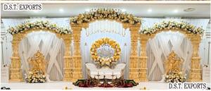 Salón interior Elefante Tema Boda Escenario Decoración Especial Sur DE LA India Boda Fiesta Escenario Sri Lanka Poruwa Ceremonia Escenario - Product Image 5