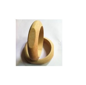 Brazalete moderno de madera pulido brillante para mujer, conjunto de 2 piezas, productos más vendidos y brazalete de madera de alta calidad - Product Image 6