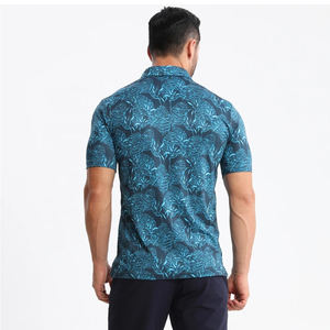 Quantité minimale de commande rayé pour hommes 1 pièce T-Shirt de golf de gestion de la sueur personnalisé chemises pour hommes belle impression de conception chemise de golf drôle livraison directe - Product Image 2