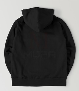 Vente en gros 2024 sweat à capuche d'hiver 100% coton pour hommes conception personnalisée motif solide fermeture éclair bouton sur capuche poche couleur unie Service OEM - Product Image 3