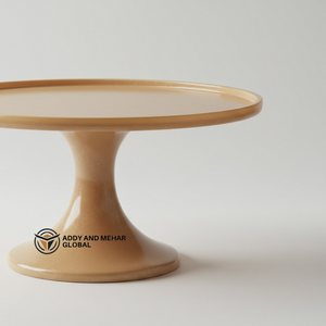 Support à gâteau en résine de qualité supérieure, support rond pour présentation de desserts, piédestal moderne, plateau de service pour la vente en gros - Product Image 3