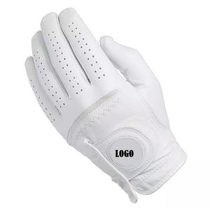 Guantes de golf de cuero genuino Cabretta de alta calidad hechos a medida Guantes deportivos ajustables de alta calidad hechos en Pakistán - Product Image 4