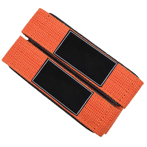 Courroies d'haltérophilie faites par le coton blanc résistant disponible avec le logo et la couleur adaptés aux besoins du client - Product Image 6