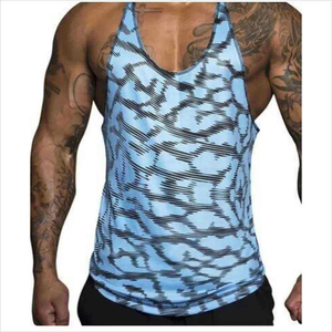 Camiseta sin mangas de alta calidad para hombre, camiseta sin mangas de Color sólido personalizada, camiseta sin mangas de secado rápido para hombre de alta calidad, camiseta sin mangas de gran tamaño - Product Image 3