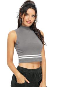 Best Quality Indian Boutique <b>Black</b> <b>Tank</b> <b>Tops</b> <b>Women</b> Casual Latest Exclusive Comfortable Polyester/Knitting Formal Quick Dry - Product Image 3