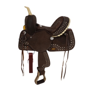 Silla de Montar a Caballo Duradera y Cómoda Hecha a Mano en Estilo Inglés/Oeste, Cuero Genuino, Herramientas de Estilo Occidental, Tamaños Personalizados, Logotipo - Product Image 1