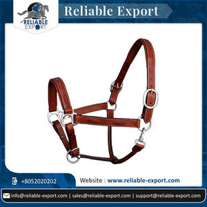 Haute qualité 100% cuir véritable cheval licou selle australienne couture à la main bride fantaisie pour Western Horse Racing Nylon - Product Image 2