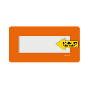 LongLife Trasparente - Finestra per Pavimento Resistente allo Sporco, autoadesiva 1/2 DIN A4, Arancione, 10 pz. / Confezione.- L - Product Image 1