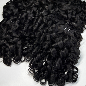 Lots de Cheveux Humains Bouclés et Volumineux du Cambodge, Cheveux Vierges Bruts Couleur Naturelle, Cuticules Alignées, Vente en Gros Direct Usine - Product Image 5