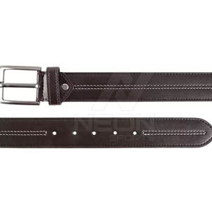 Fabricación profesional de cinturones de cuero vacuno duradero personalizados para hombre con hebilla de cierre tipo pin. - Product Image 6