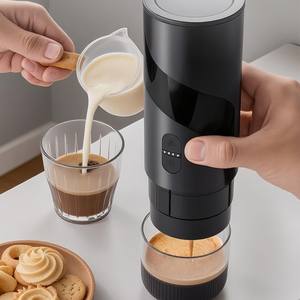 <span class=keywords><strong>Mini</strong></span> <span class=keywords><strong>machine</strong></span> à café expresso automatique <span class=keywords><strong>portable</strong></span>, <span class=keywords><strong>machine</strong></span> électrique domestique pour café en dosettes français et espagnol - Product Image 4