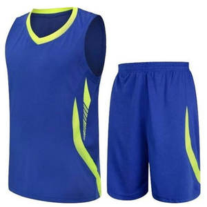 ชุดบาสเก็ตบอลพิมพ์ลายคุณภาพสูง ระบายอากาศได้ดี เสื้อแขนกุดแบบกลับด้านได้ พร้อมกางเกงขาสั้น  รับผลิตตามแบบ OEM/ODM - Product Image 1