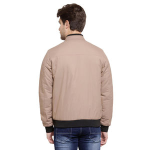 Veste bomber en satin de soie de haute qualité pour homme, veste bomber matelassée en satin, nouvelle mode et nouveau style, veste chaude pour homme en satin - Product Image 3