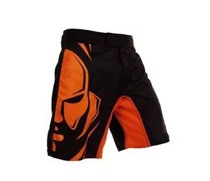 Pantalones Cortos de Boxeo MMA Sublimados Personalizados de Alta Calidad 2024, Ropa Deportiva de Spandex de Color Sólido, Elástica, de Secado Rápido y Transpirable - Product Image 1