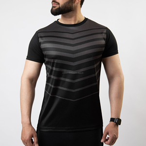 เสื้อยืดแฟชั่นสำหรับผู้ชายเสื้อยืดไมโครไฟเบอร์พิมพ์ซับลิเมชัน - Product Image 5