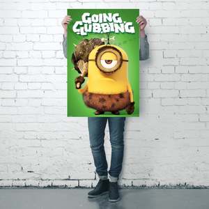 Póster de Estilo Moderno de Minions para Decoración de Pared con Personajes Saliendo de Discoteca, Hecho de Papel - Product Image 4