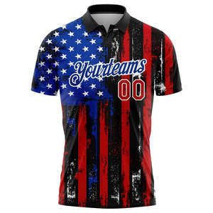 2025 nouveau Style hommes pour Polo doux séchage rapide respirant tissu tricoté motif de Sublimation conception solide - Product Image 5