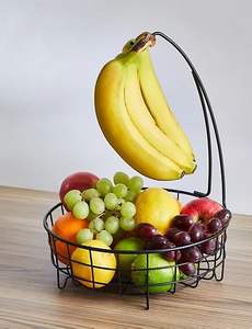 Panier à fruits en métal d'inspiration artistique pour les maisons, au caractère moderne unique et à l'identité vintage - Product Image 2