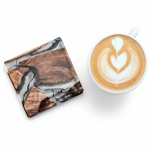 Ensemble de dessous-de-verre rectangulaires en résine époxy écologique polie à la main, couleur personnalisée, résistant à la chaleur, pour la maison, le café, le restaurant - Product Image 4