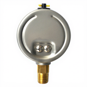 เกจวัดแรงดันน้ำมันแบบแมนอมิเตอร์ หน่วย psi และ bar มาตรฐาน EN837-<span class=keywords><strong>1</strong></span> - Product Image 6