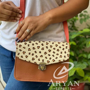 Sac en cuir véritable à motifs multiples pour femmes, sacoche élégante - Product Image 1